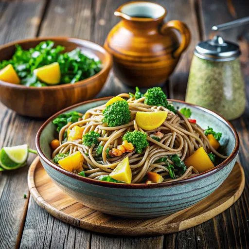 Salad Soba Mangga dan Kale